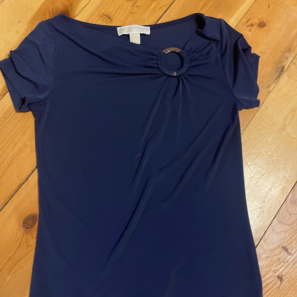 Michael Kors Womens Top Navy